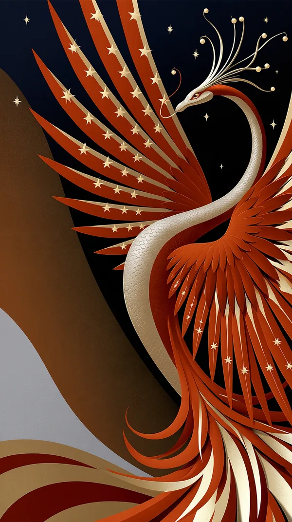 翼 Wings — I Ching Oracle card artwork
