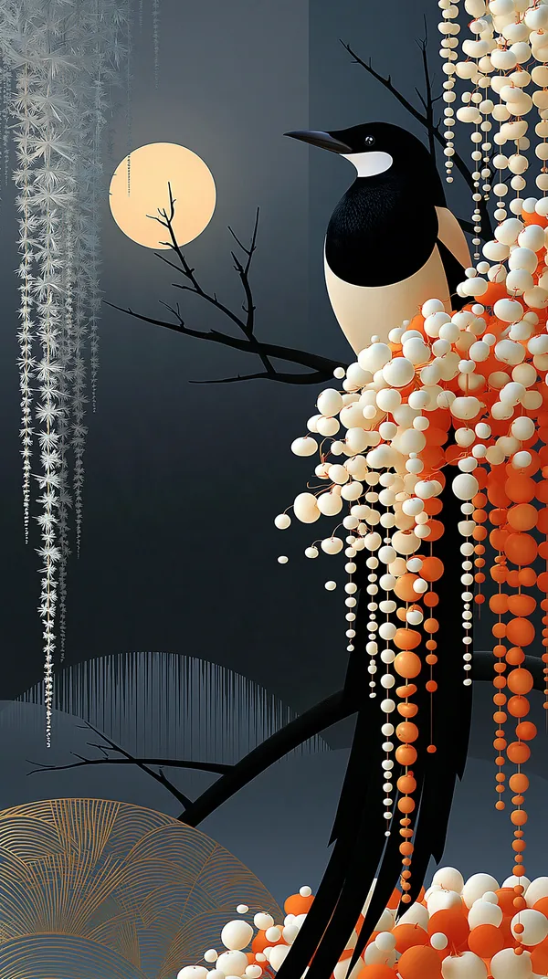 小寒 Minor Cold — I Ching Oracle card artwork